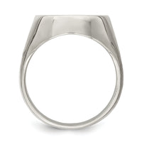 Saris and Things 925 Sterling Silver Men's Saint Christopher Ring Size 10, 10.00