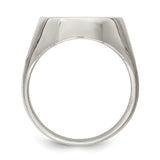 Saris and Things 925 Sterling Silver Men's Saint Christopher Ring Size 11, 11.00