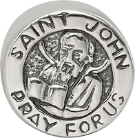 Reflection Beads Sterling Silver Reflections Saint John Pray For Us Bead QRS2431