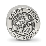 Reflection Beads Sterling Silver Reflections Saint John Pray For Us Bead QRS2431