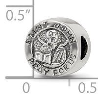 Reflection Beads Sterling Silver Reflections Saint John Pray For Us Bead QRS2431