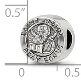 Reflection Beads Sterling Silver Reflections Saint John Pray For Us Bead QRS2431