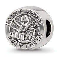 Reflection Beads Sterling Silver Reflections Saint John Pray For Us Bead QRS2431
