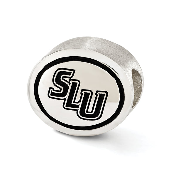 Sterling Silver Antiqued Saint Louis University Collegiate Bead