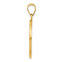 14k Saint Christopher Medal Hollow Pendant