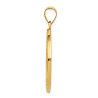 14k Saint Christopher Medal Hollow Pendant