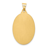 14k Saint Christopher Medal Hollow Pendant