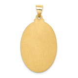 14k Saint Christopher Medal Hollow Pendant