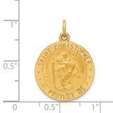 Charms Collection 14k US Army Saint Christopher Medal Pendant REL141