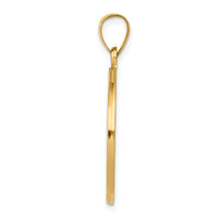 14k Yellow Gold Saint Anthony Medal Pendant No Engraving