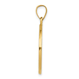 14k Yellow Gold Saint Anthony Medal Pendant No Engraving
