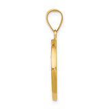 Core Gold 14k Saint Anthony Medal Hollow Pendant