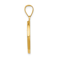 Core Gold 14k Saint Anthony Medal Hollow Pendant