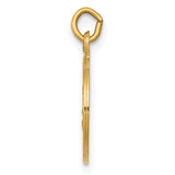 Saris and Things 14k Yellow Gold Solid Saint Joseph Medal Charm Pendant