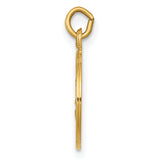 Saris and Things 14k Yellow Gold Solid Saint Joseph Medal Charm Pendant