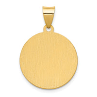 14k Yellow Gold Spanish Saint Anne Medal No Engraving