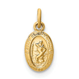 Charms Collection 14k Saint Christopher Medal Charm XR379