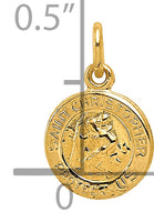 Charms Collection 14k Saint Christopher Medal Charm XR380