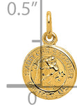 Charms Collection 14k Saint Christopher Medal Charm XR380