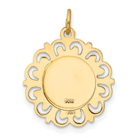 Charms Collection 14k Saint Christopher Medal Charm XR381