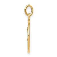 Saris and Things 14k Yellow Gold Solid Saint Matthew Medal Charm Pendant