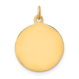 Saris and Things 14k Yellow Gold Solid Saint Luke Medal Charm Pendant