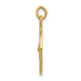 Saris and Things 14k Yellow Gold Solid Saint Gerard Medal Charm Pendant