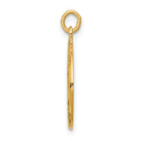 14k Yellow Gold Solid Saint Andrew Medal Charm Pendant