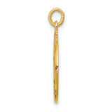 14k Yellow Gold Solid Saint Andrew Medal Charm Pendant