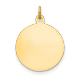 Saris and Things 14k Yellow Gold Saint Roch Medal Charm Pendant