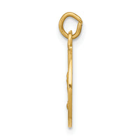 14k Yellow Gold Solid Saint Andrew Medal Charm Pendant