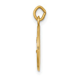 14k Yellow Gold Solid Saint John Medal Charm Pendant