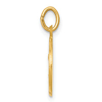 Saris and Things 14k Yellow Gold Solid Saint Matthew Medal Charm Pendant