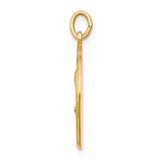 Saris and Things 14k Yellow Gold Solid Saint Matthew Medal Charm Pendant