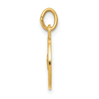 Saris and Things 14k Yellow Gold Solid Saint Martha Medal Charm Pendant