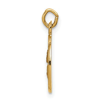 Saris and Things 14k Yellow Gold Solid Saint Paul Medal Charm Pendant