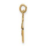 Saris and Things 14k Yellow Gold Solid Saint Paul Medal Charm Pendant