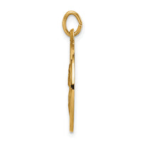 Saris and Things 14k Yellow Gold Solid Saint Paul Medal Charm Pendant