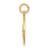 Saris and Things 14k Yellow Gold Solid Saint Patrick Medal Charm Pendant