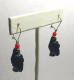 Vintage 1960's New Old Stock Gold Filled Blackamoor Earrings