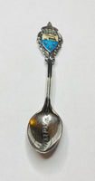 RD 1903 Sterling Silver Winnipeg Canada Souvenir Spoon with Enamel Crest