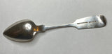 J. Brunner (Birmingham, England) Sterling Silver 5-7/8" Fiddle Handle Teaspoon