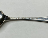 Vintage Greenleaf & Crosby Sterling Silver Souvenir Spoon Old City Gate St Augustine Florida