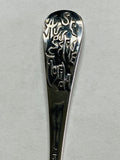 Vintage Greenleaf & Crosby Sterling Silver Souvenir Spoon Old City Gate St Augustine Florida