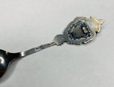 Vintage St. John Canada Sterling Silver Souvenir Spoon with Enamel Crest