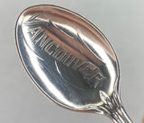 Vintage Sterling Silver & Enamel Vancouver Canada Crest Souvenir Spoon