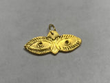 14 Karat Yellow Gold Santa Lucia "Saint Lucy" Eyes Pendant