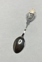 Vintage St. John Canada Sterling Silver Souvenir Spoon with Enamel Crest