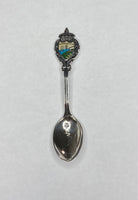 Vintage Sterling Silver & Enamel Vancouver Canada Crest Souvenir Spoon