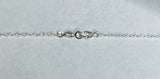 Sterling Silver Genuine 3mm Gemstones Bar Rolo Link Necklace (16" or 18")